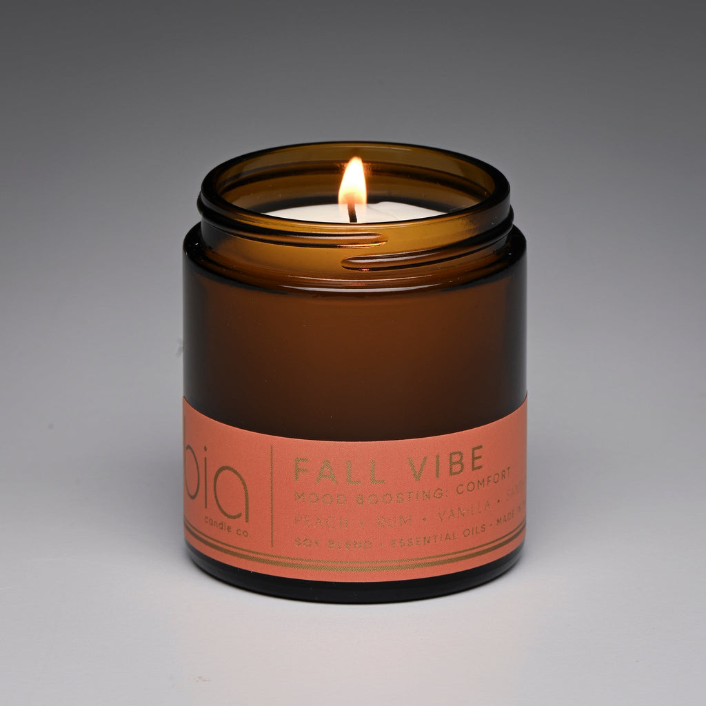 Fall Vibe Functional Mood Boosting Candle - Calming & Grounding