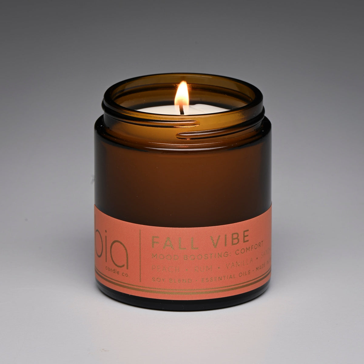 Fall Vibe Functional Mood Boosting Candle - Calming & Grounding