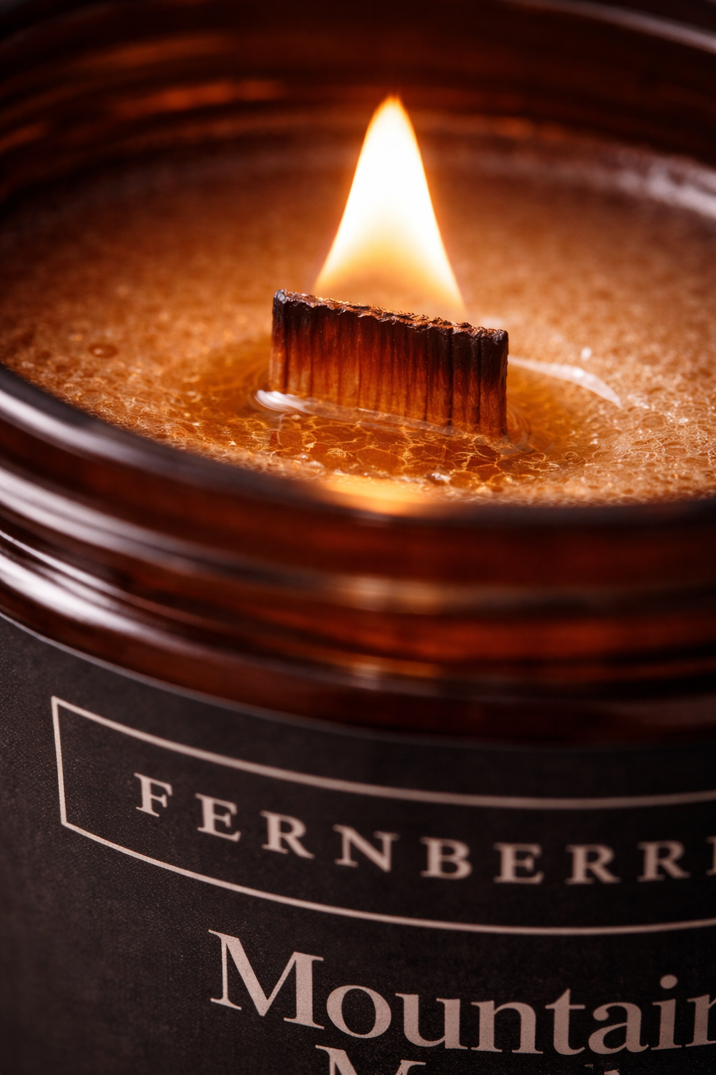 Mountain Magic- 8oz Wood Wick Candle