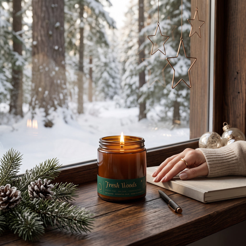 Fresh Woods Ltd Edition Soy Blend Candle — Christmas Tree, Pine & Balsam