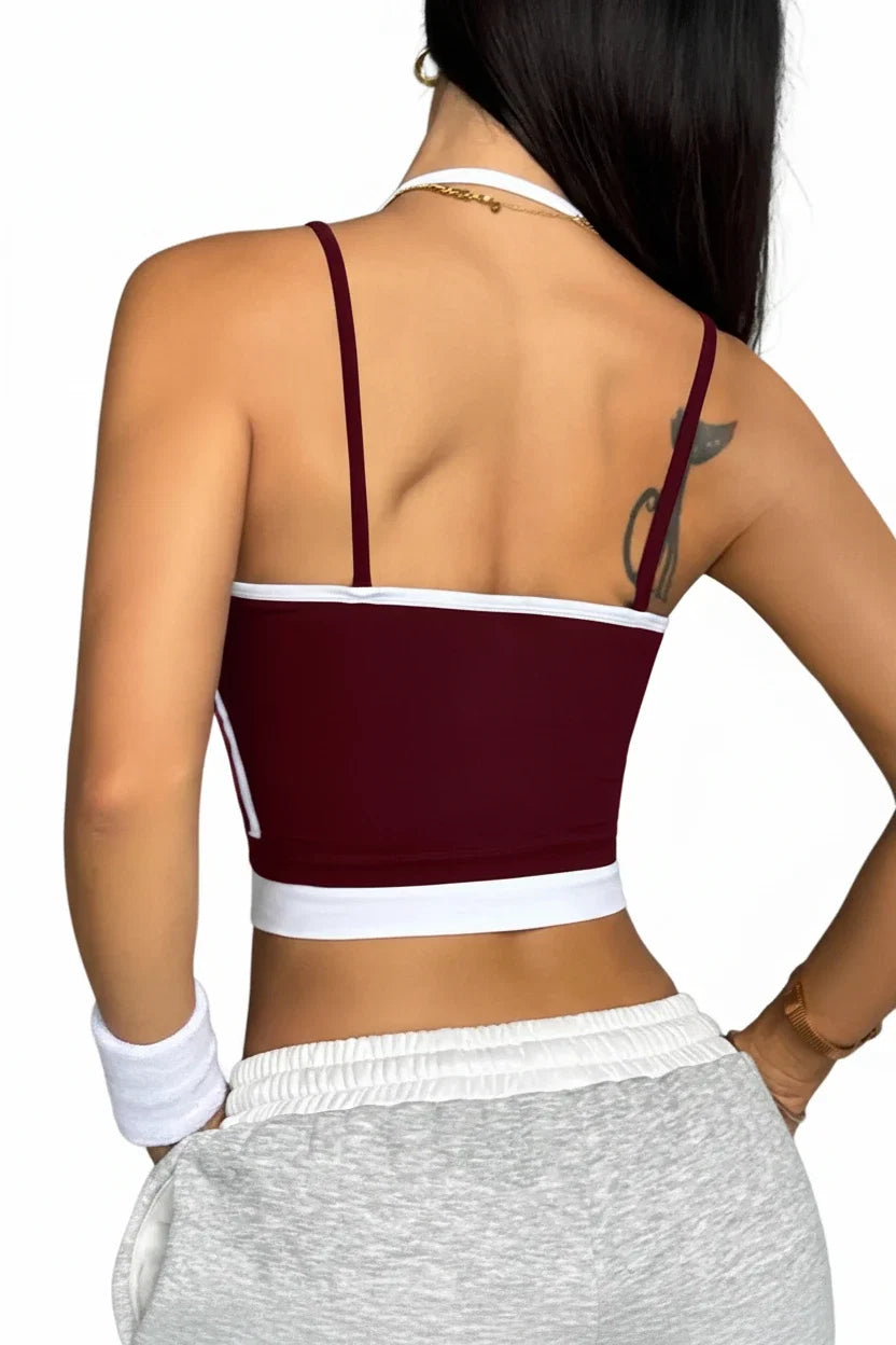 Women’s Supportive Color Block Workout Top