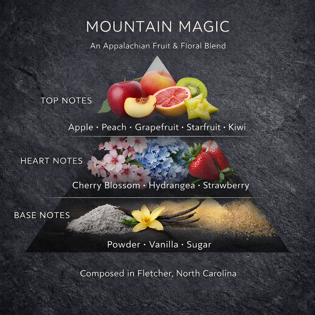 Mountain Magic- 8oz Wood Wick Candle