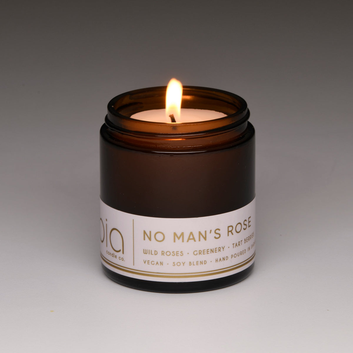 No Man’s Rose Soy Blend Candle — Blooming Rose, Currant & Moss