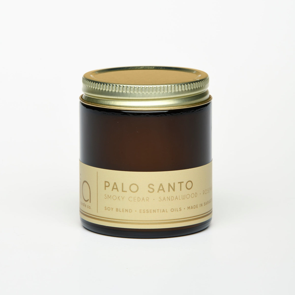 Palo Santo Soy Blend Candle — Cedarwood, Incense & Sandalwood